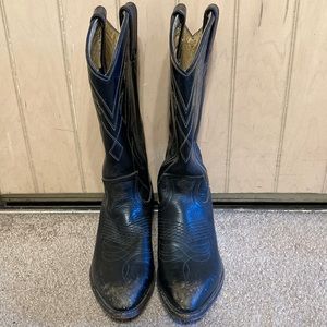 6.5 size Authentic Frye 100% leather cowgirl Mid-Calf boots
